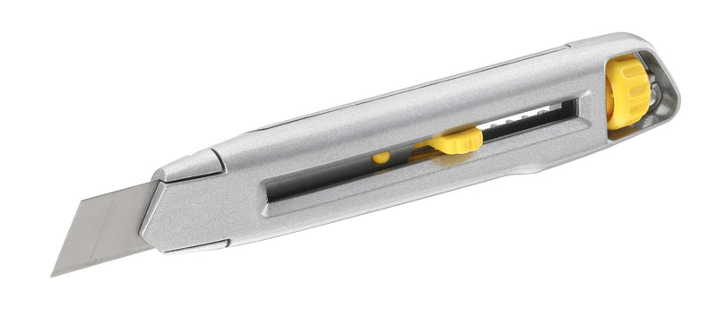 Stanley (0-10-018) Faca de metal InterLock de 18 mm com encaixe rápido