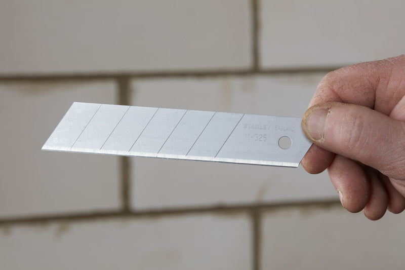 Stanley (0-11-325) Lâmina de encaixe de 25 mm com dispensador (embalagem de 10)