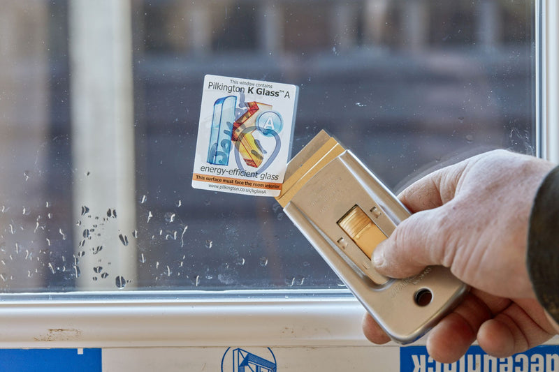 Stanley (0-28-500) Raspador de vidro profissional de 95 mm x 40 mm