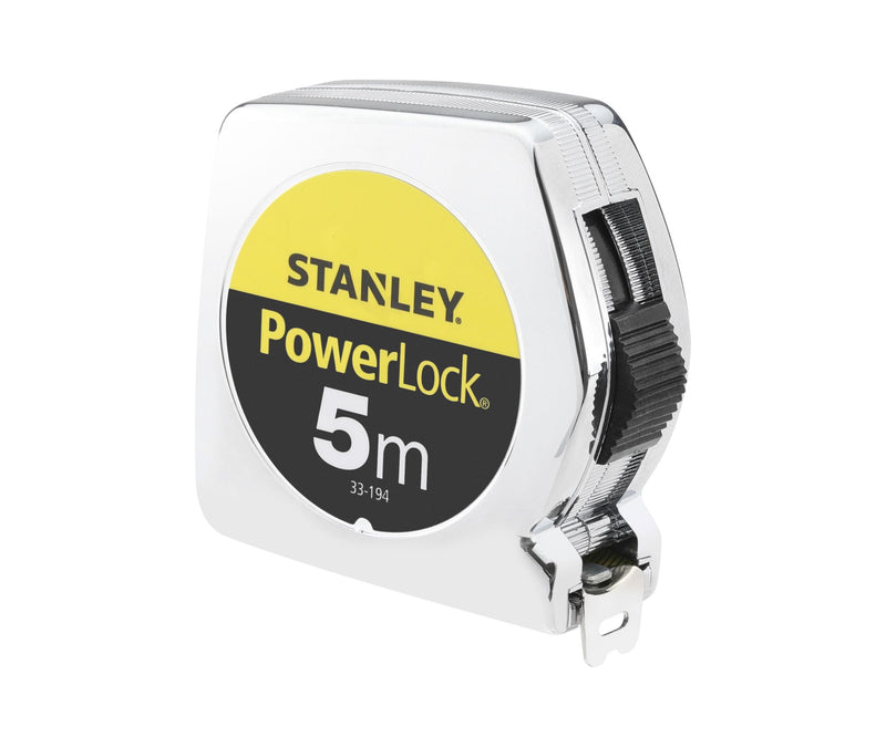 Stanley (1-33-195) Fita métrica Powerlock de 5 m, estojo em ABS
