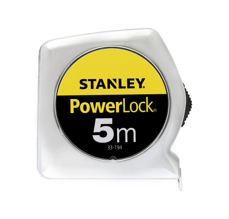 Stanley (1-33-195) Fita métrica Powerlock de 5 m, estojo em ABS