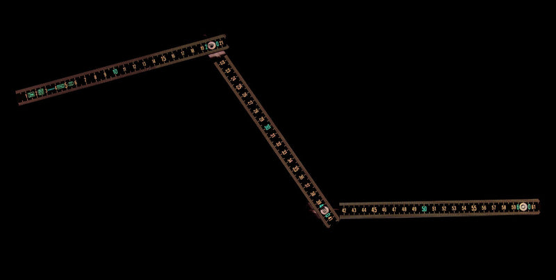 Stanley (0-35-229) 2m Plastic Folding Rule