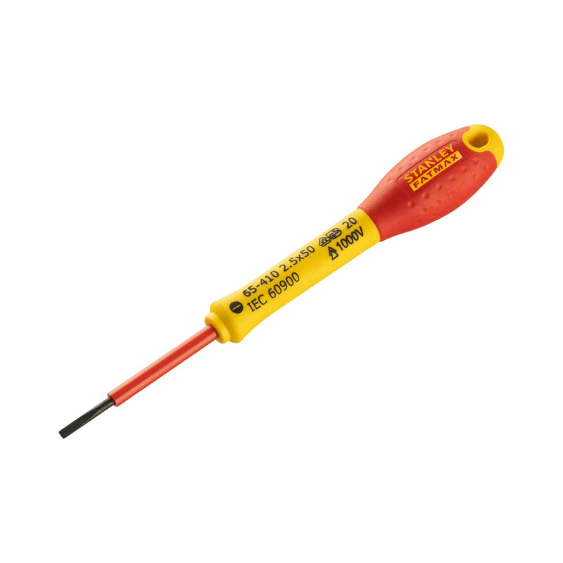 Stanley (0-65-410) FATMAX 2.5mm X 50mm Insulated Parallel Screwdriver