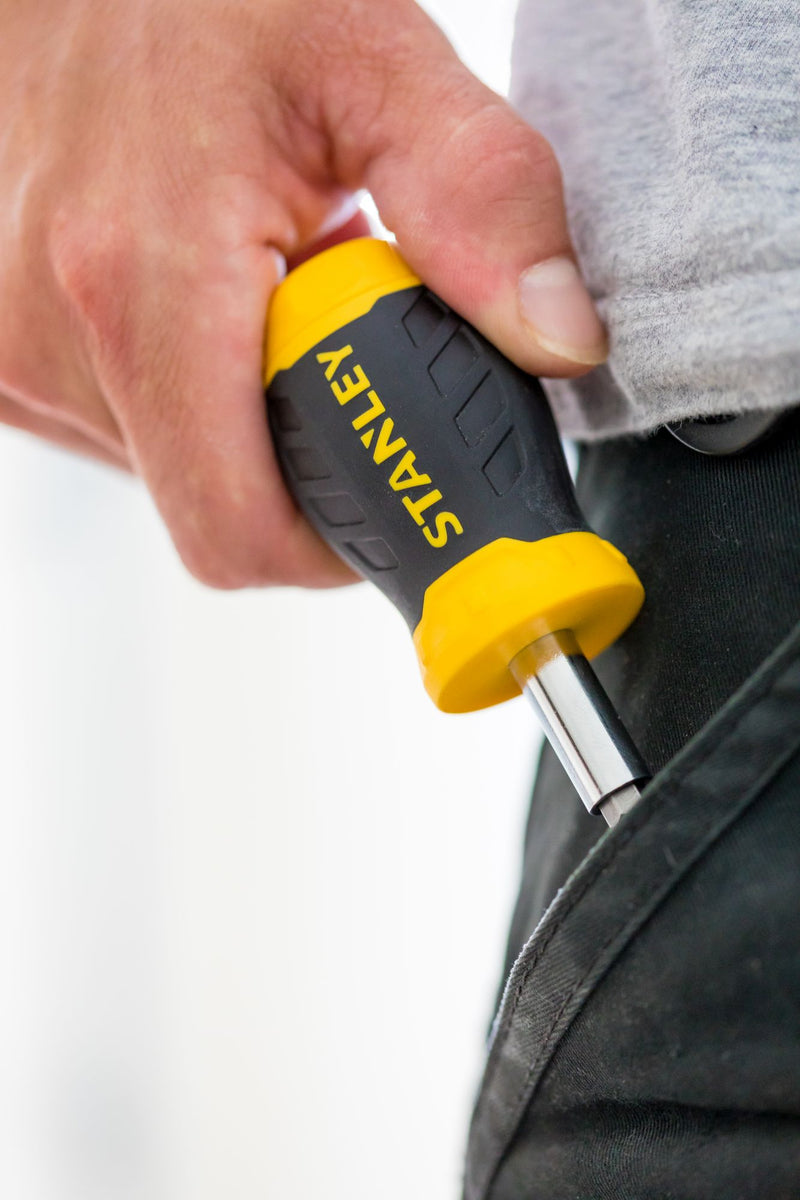 Stanley (0-66-358) Chave de fendas com roquete e pontas múltiplas