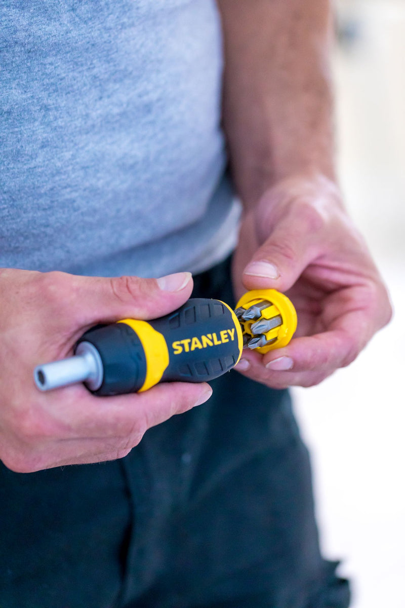 Stanley (0-66-358) Chave de fendas com roquete e pontas múltiplas