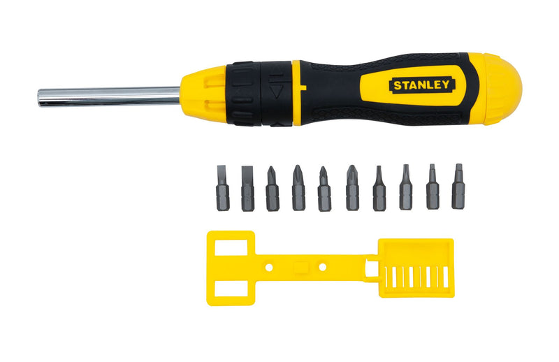 Stanley (0-68-010) Chave de fendas com roquete multi-bits com conjunto de bits
