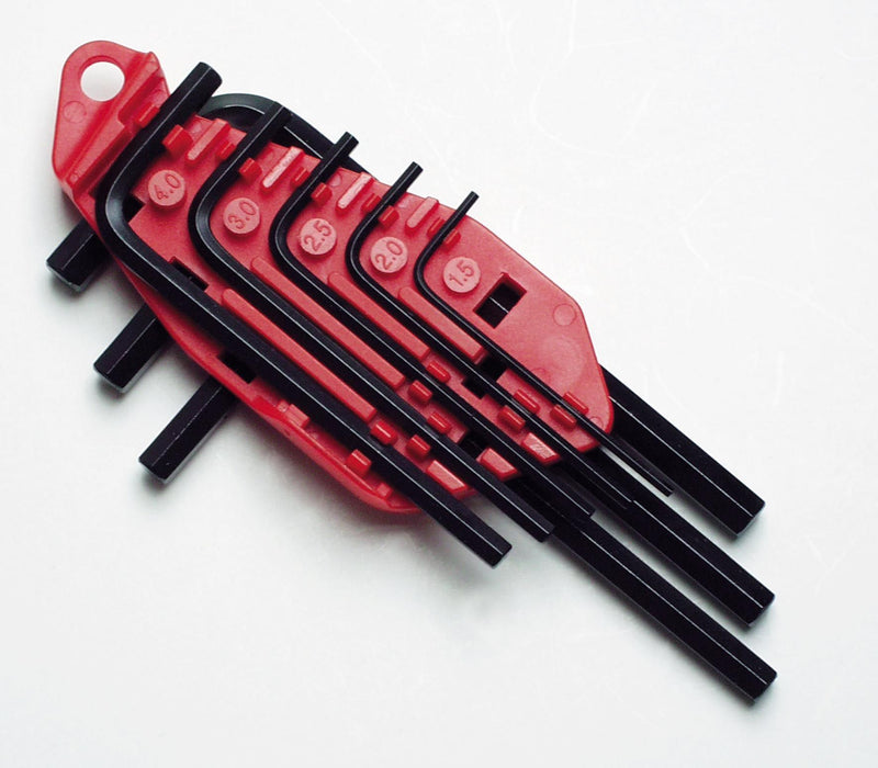 Stanley (0-69-251) Hex Keys Metric 1.5 - 8 mm Set of 8 pc.