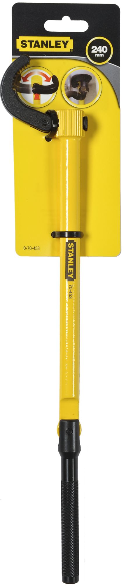 Llave para lavabo ajustable Stanley (0-70-453) con mango giratorio
