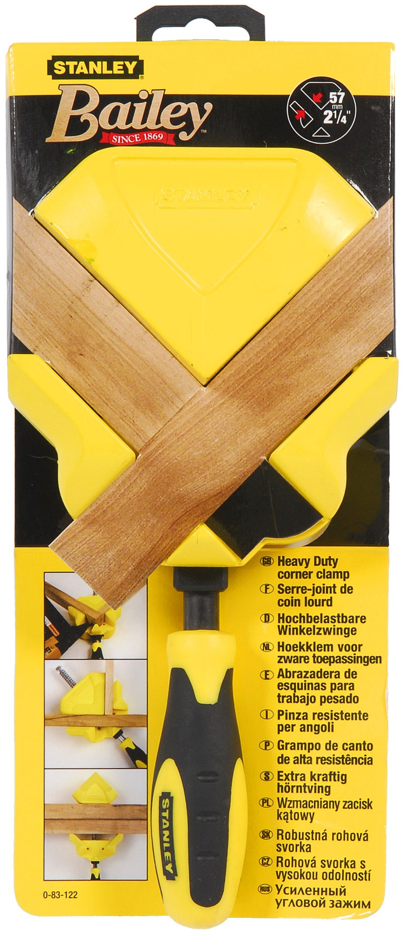 Stanley (0-83-122) BAILEY Heavy-Duty Corner Clamp