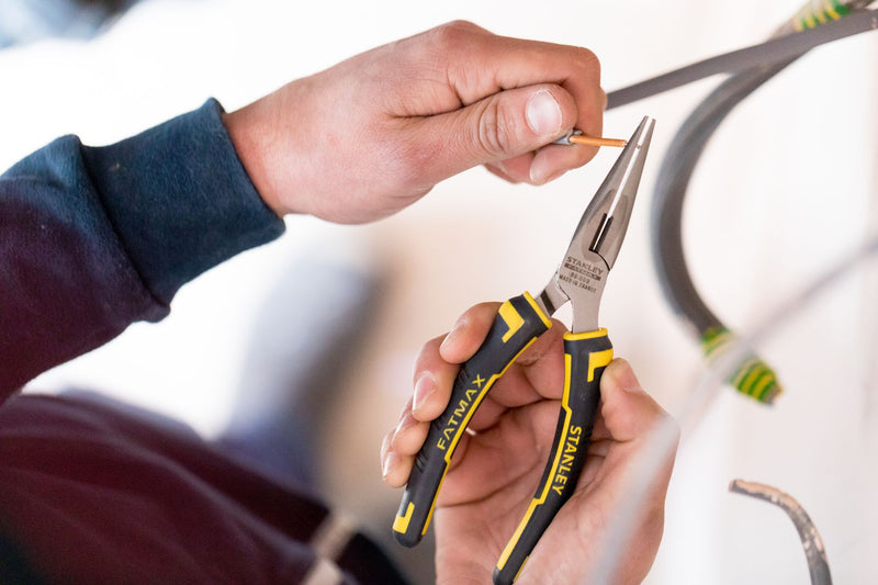Stanley (0-89-870) FATMAX 200mm 1/2 Round Long Nose Pliers