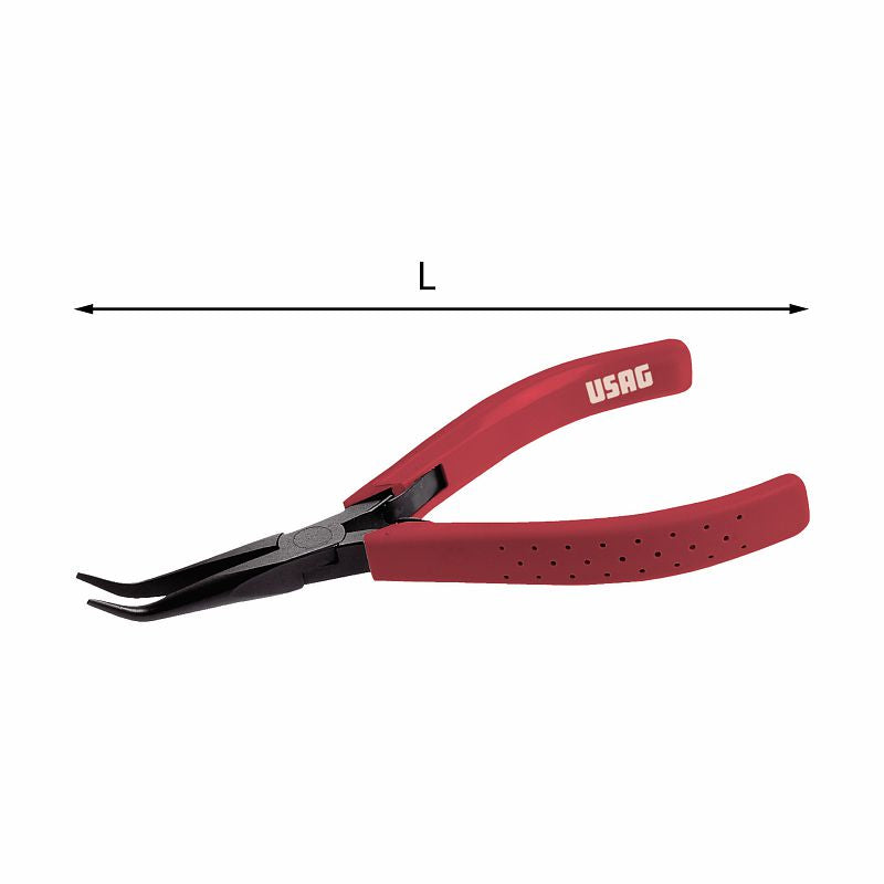 USAG (017/4) Alicate de bico longo e cónico com maxilas a 45°