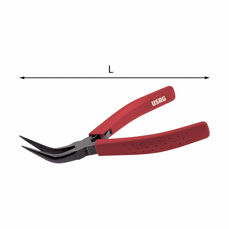 USAG (017/6) Alicate de bico extra longo semicircular com maxilas a 40°