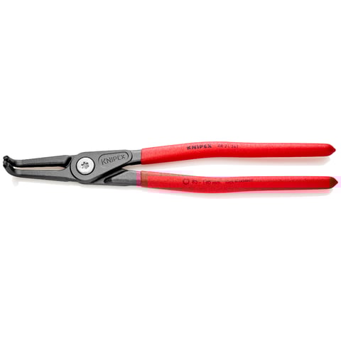 Alicate de precisão para anéis de retenção Knipex (48 21 J41) para anéis de retenção internos em furos.