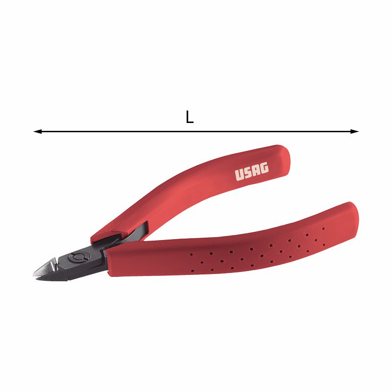 USAG (021/1) Alicate de corte ultracompacto com lâmina de corte semi-nivelada