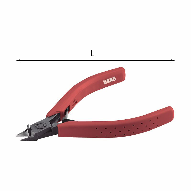 USAG (024/2) Alicate de corte de ponta fina com lâmina de corte nivelada