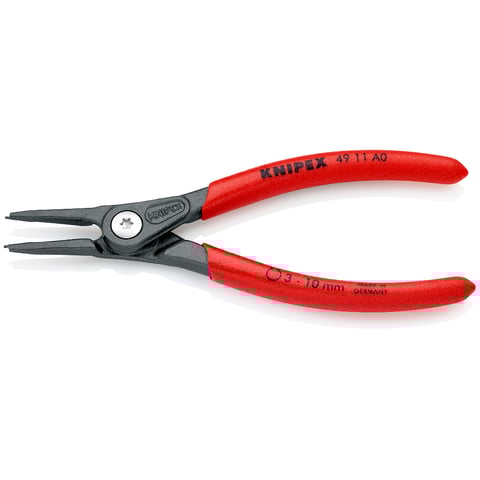 Knipex (49 11 A0) Alicates de precisión para arandelas de retención externas en ejes.