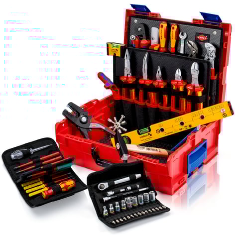 Knipex (00 21 19 LB E) L-BOXX Electric 63 parts