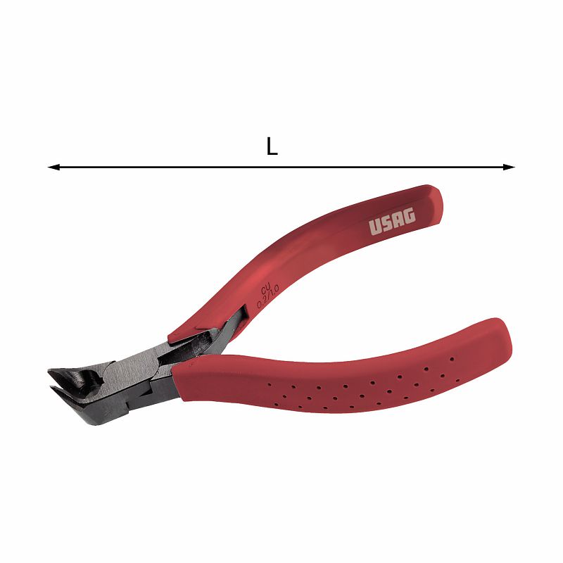 USAG (033/3) Alicate de corte com lâmina de corte nivelada a 70°