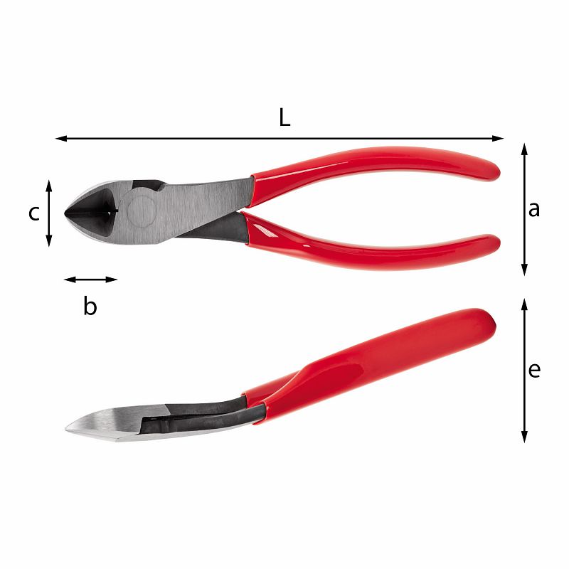 USAG (038 AU2) Cutting Nippers For Jewellers Bent At 30° With Diagonal Cutting Edge
