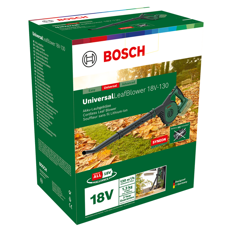 Bosch UniversalLeafBlower 18V-130 (Baretool)