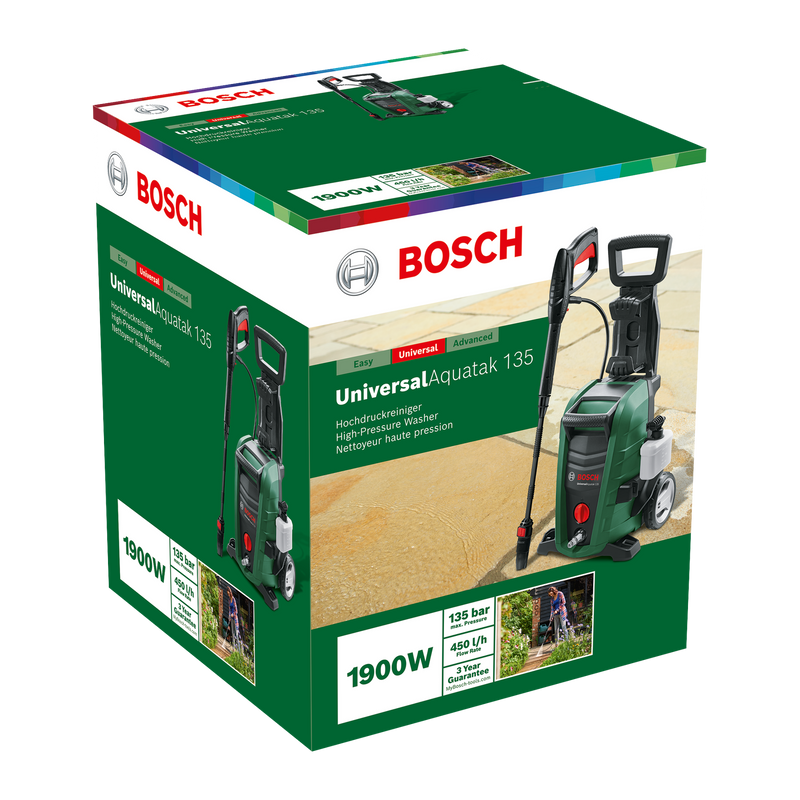 Limpador de alta pressão Bosch UniAquatak135 W/EE