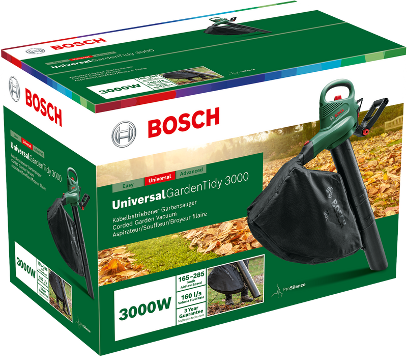 Aspirador de jardim Bosch Garden (UniversalGardenTidy 3000)