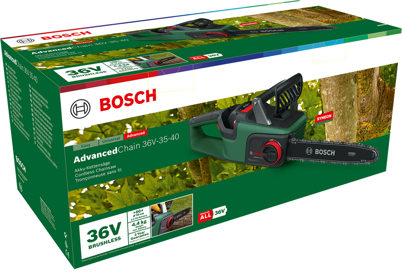 Motosierra inalámbrica Bosch AdvancedChain 36V-35-40 - 35 cm