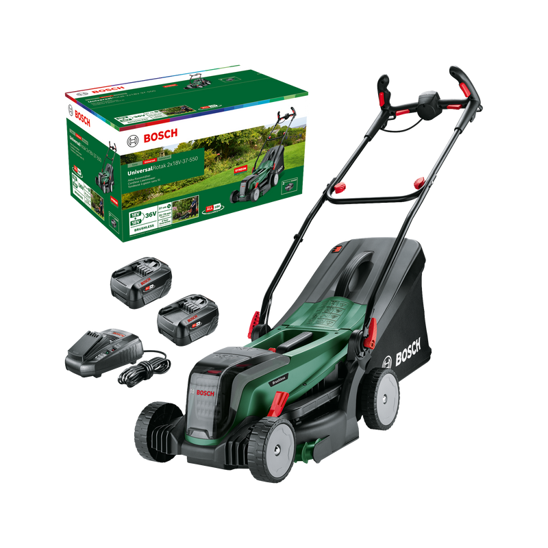 Corta-relva Bosch UniversalRotak 2x18V-37-550