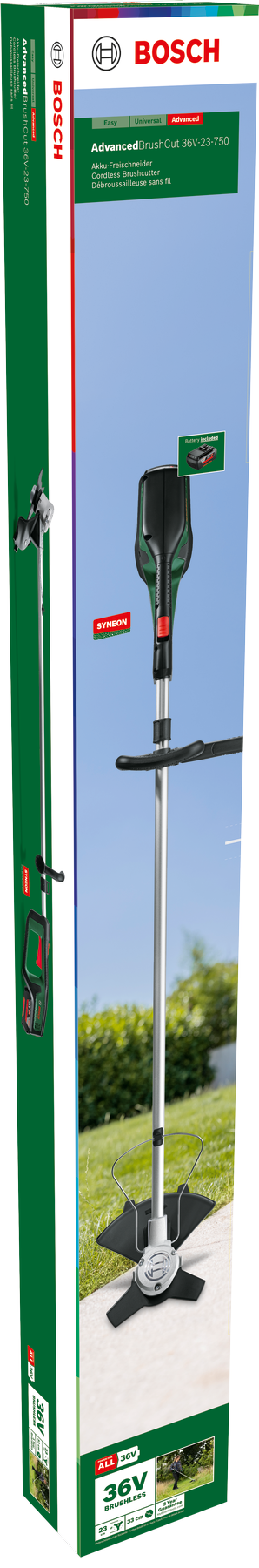 Bosch Garden Cordless Grass Trimmer (AdvancedBrushCut 36V-23-750)