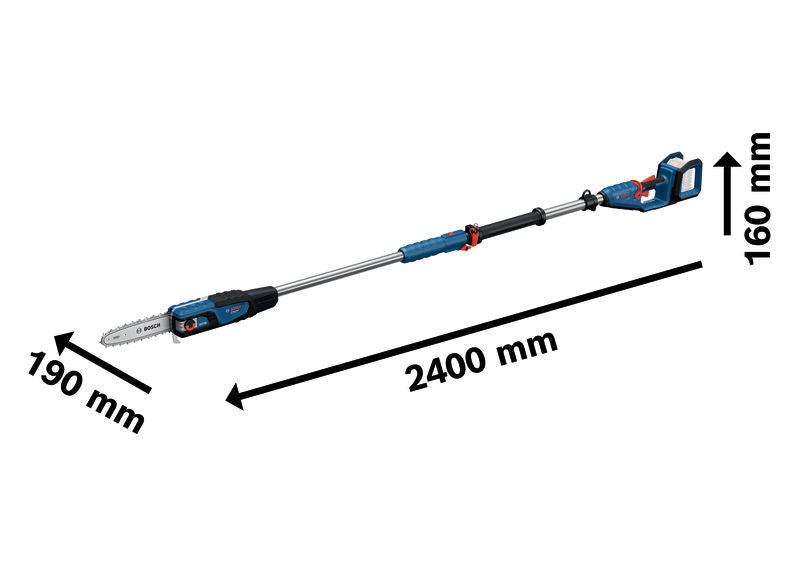 Podador telescópico sem fio Bosch Garden (GKE 18V-25 TP)