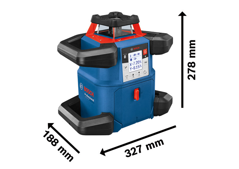 Bosch GRL 600 CHV Rotary Laser - Dual Slope + Accessories