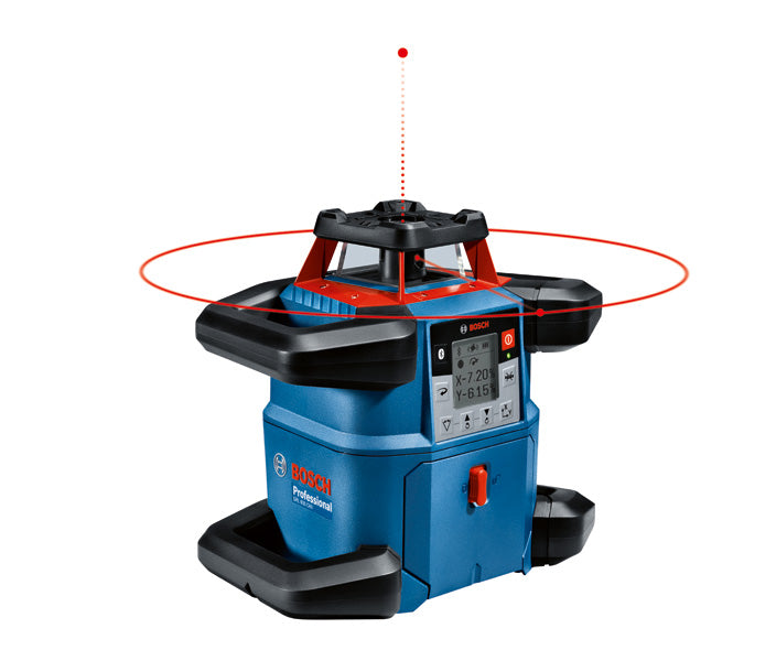 Bosch GRL 600 CHV Rotary Laser - Dual Slope + Accessories