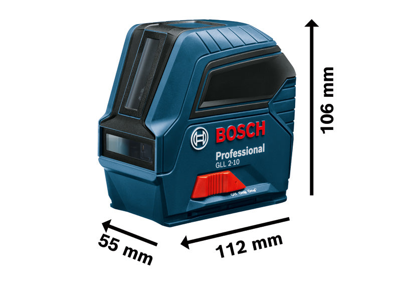 Laser de linha profissional Bosch GLL 2-10