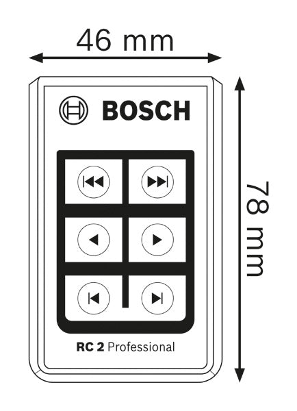 Bosch RC 2 Professional Remote Control