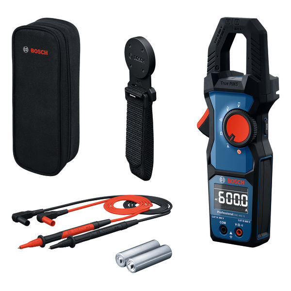 Pinza amperimétrica Bosch GMC 600-15 con MH 1 - 600 V CA