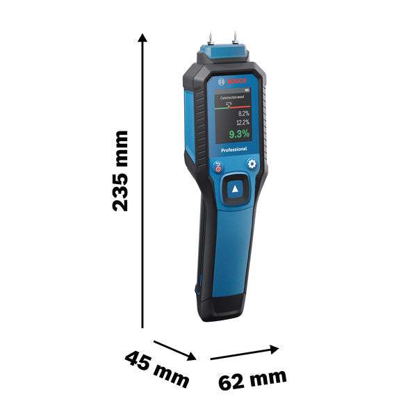 Medidor de humidade de materiais Bosch Measuring (GMP 1-13 Professional)
