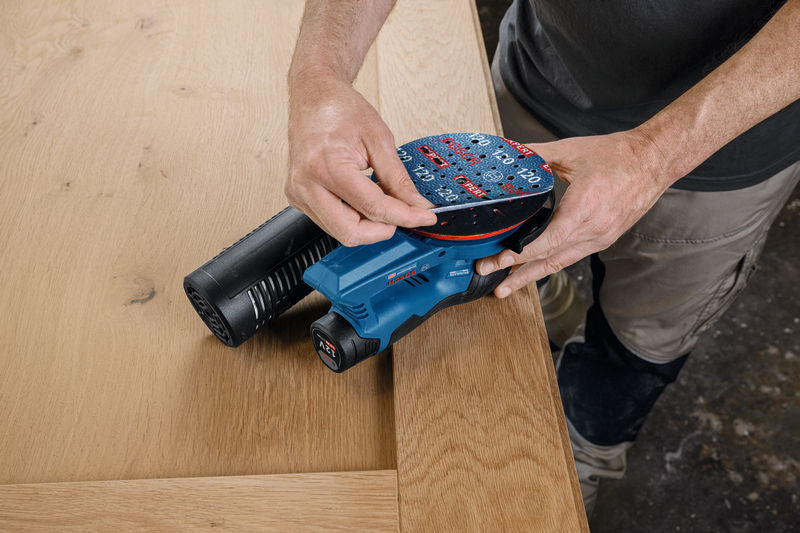 Lijadora excéntrica inalámbrica Bosch (GEX 12V-150-3 Professional)