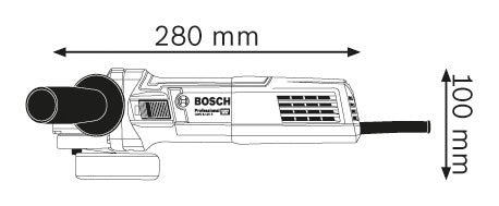 Bosch GWS 9-125 S Profesional
