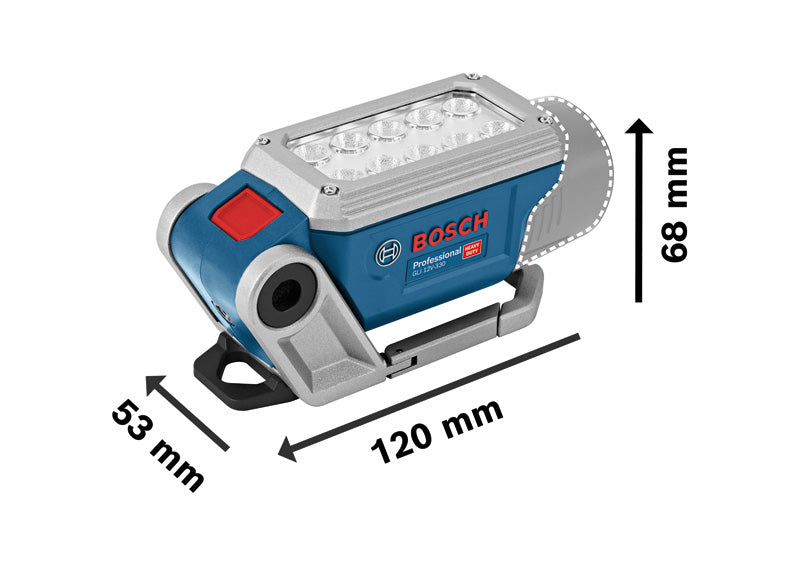 Luz de trabalho profissional sem fio Bosch GLI 12V-330