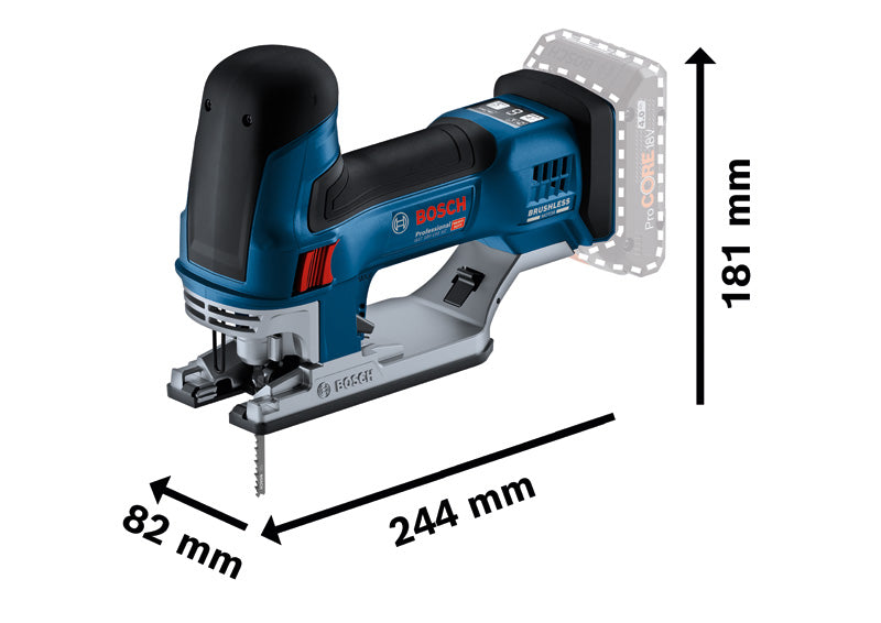 Bosch Cordless Jigsaw GST 18V-155 SC