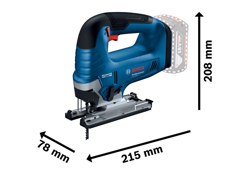 Bosch Cordless Jigsaw GST 18V-125 B