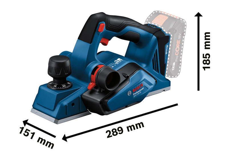 Bosch Portable Planer GHO 18V-26