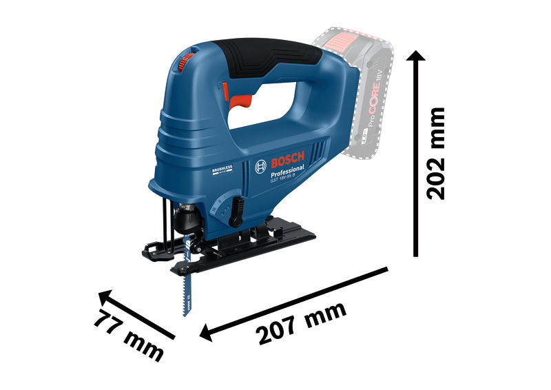 Bosch Cordless Jigsaw GST 18V-95 B