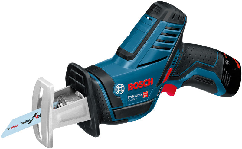 Sierra alternativa inalámbrica profesional Bosch GSA 12V-14 + L-Boxx