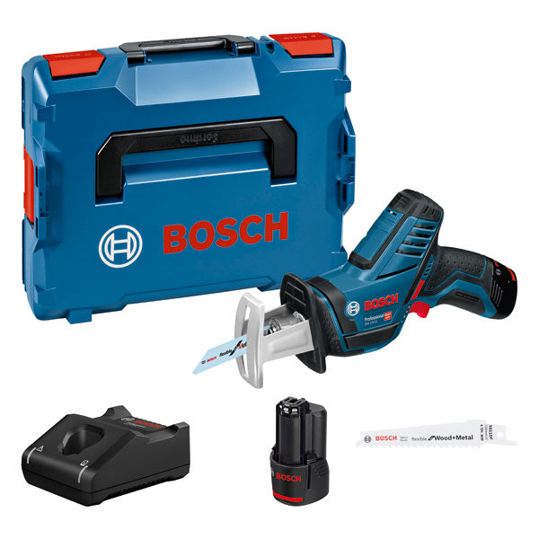 Sierra de sable inalámbrica profesional Bosch GSA 12V-14 + 2x3.0Ah