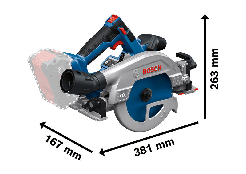 Bosch Cordless Circular Saw GKS 18V-57-2 GX
