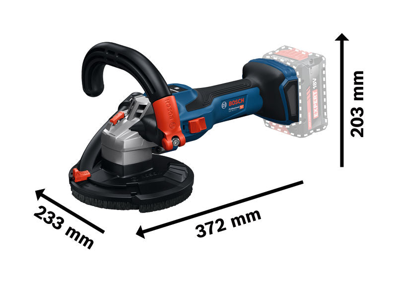 Lixadeira de betão Bosch (GBR 18V-15 S Professional)