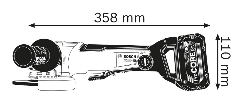 Bosch GWX 18V-10 SC Profesional