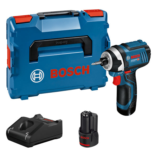 Atornillador de impacto Bosch (GDR 12V-105) - 105 Nm + 2 baterías de 2,0 Ah