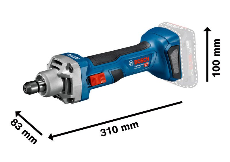 Bosch Cordless straight grinder GGS 18V-20